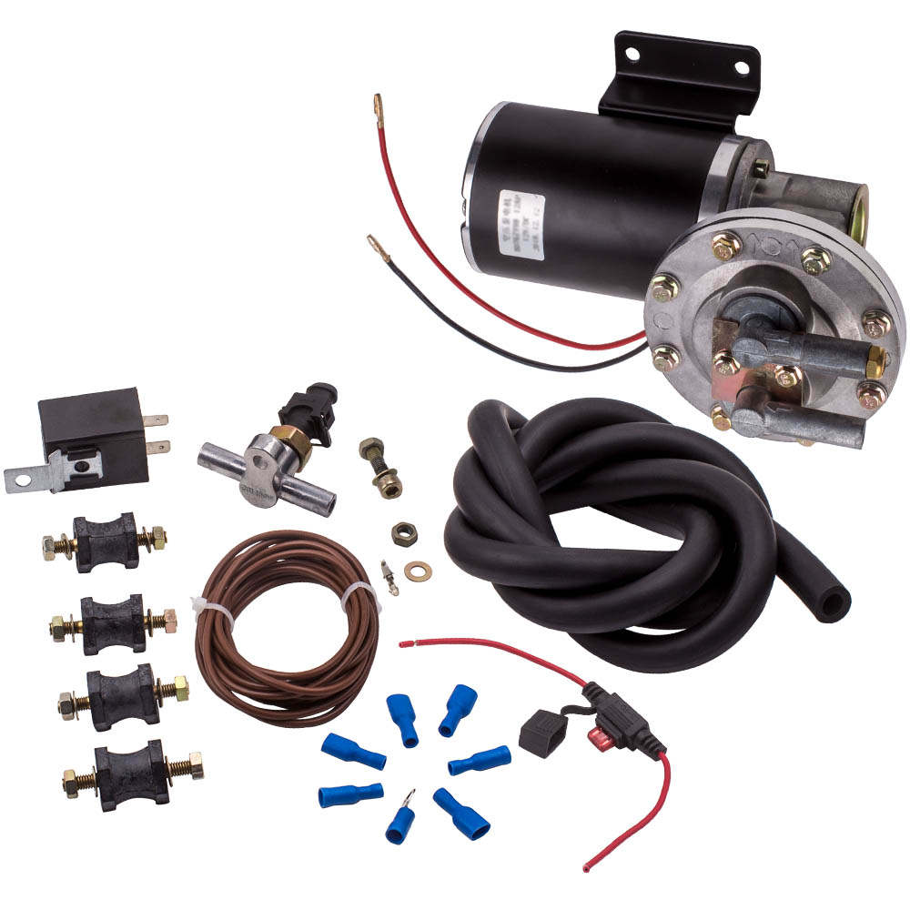 Electric Vacuum Pump Kit for Brake Booster 12 Volt 18 to 22 New