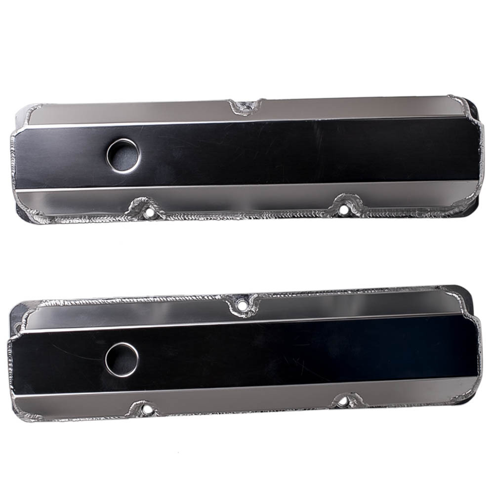 New compatible para Ford FE 352 390 427 428 BBF Tall Fabricated Aluminum Valve Covers