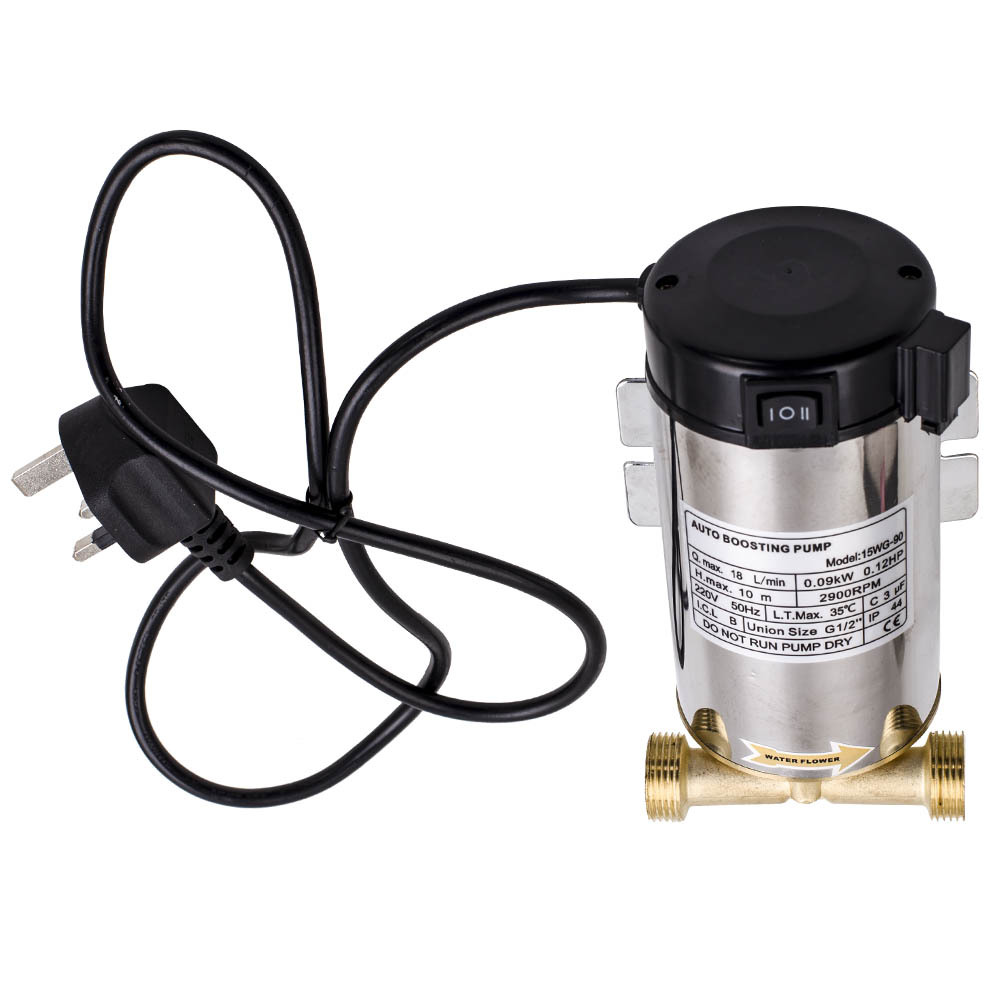90W Water Pressure Booster Pump Shower Machine Flow Rate Automatic