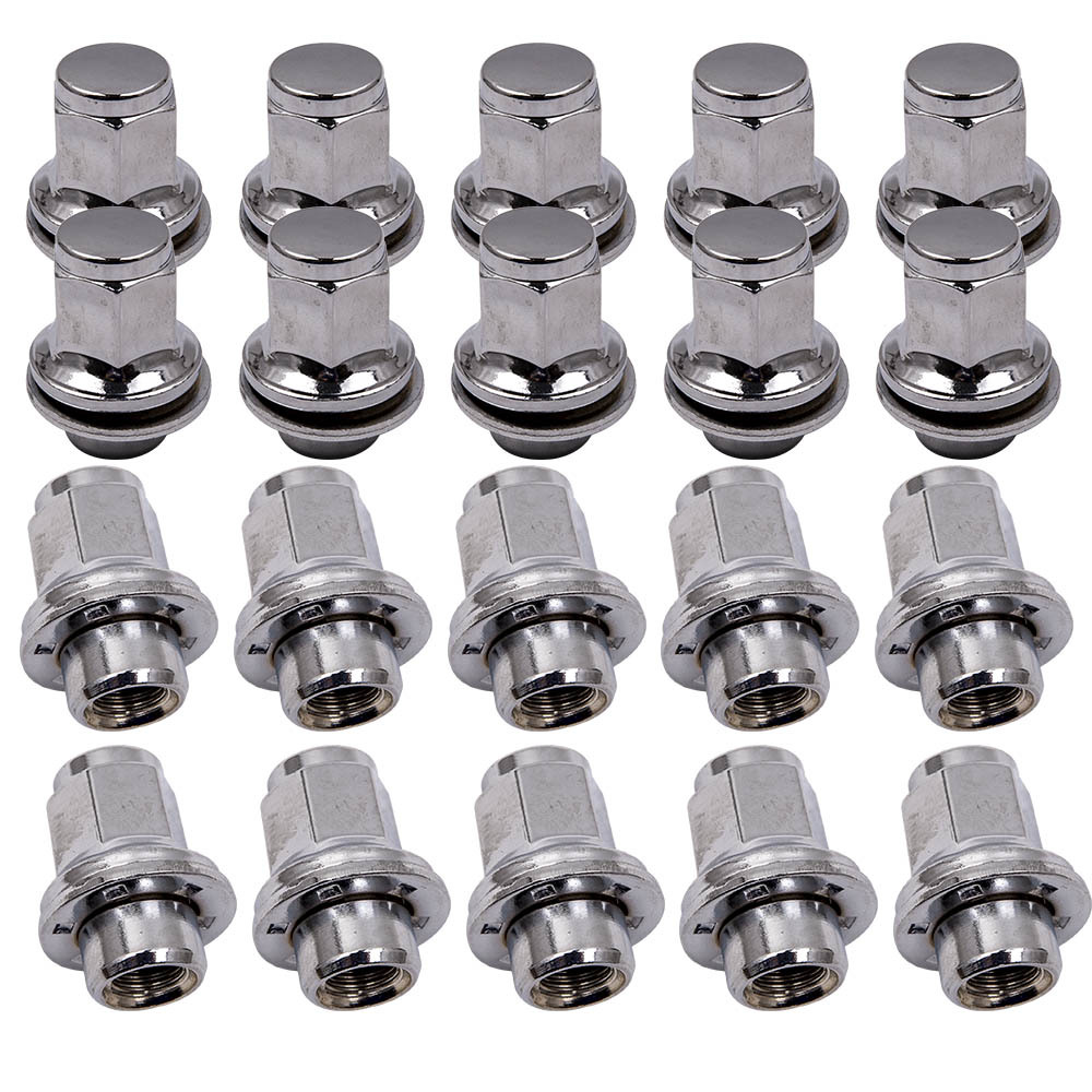 20pcs Wheel Studs Hub Nut Thread compatibile per Jaguar S-Type XF / XFR / XJ6 / XJ8/ XJ/X350