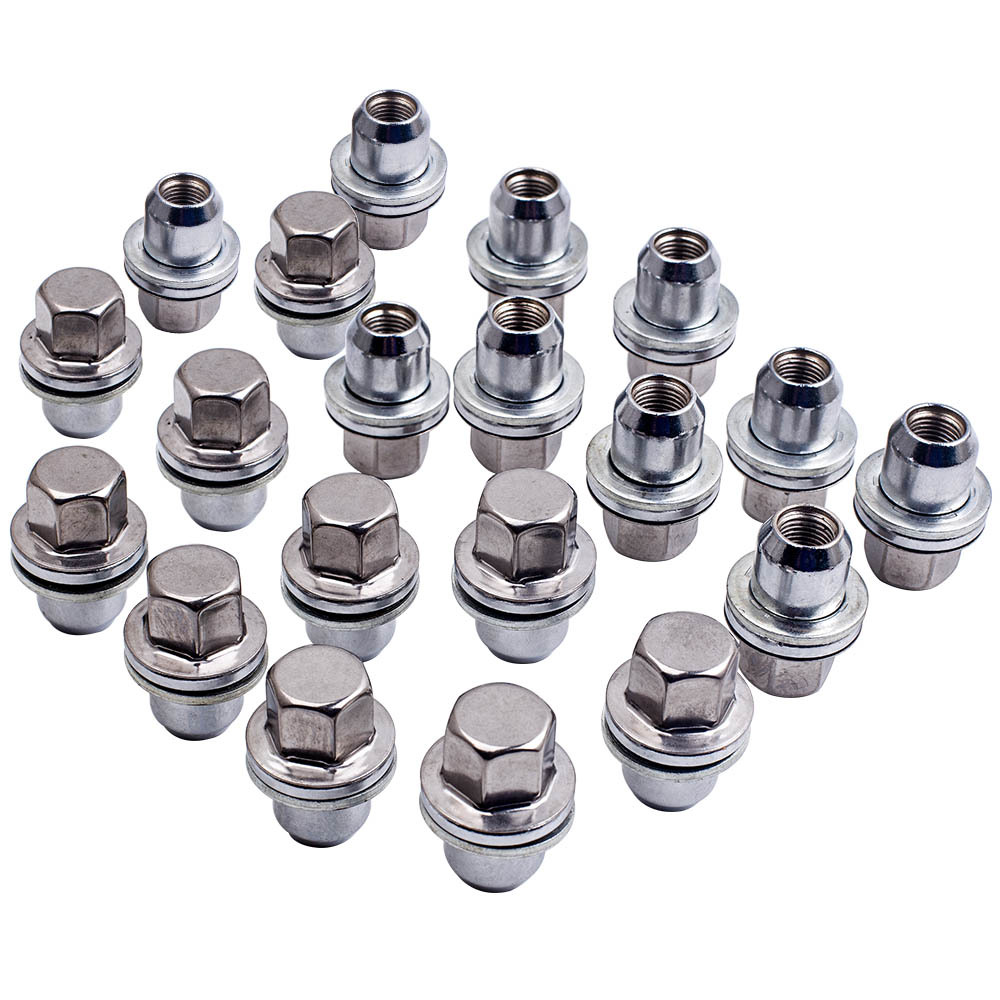 20x Wheel Nuts compatible for Land Rover Discovery 3, 4Range compatible for Rover Sport Alloy steel
