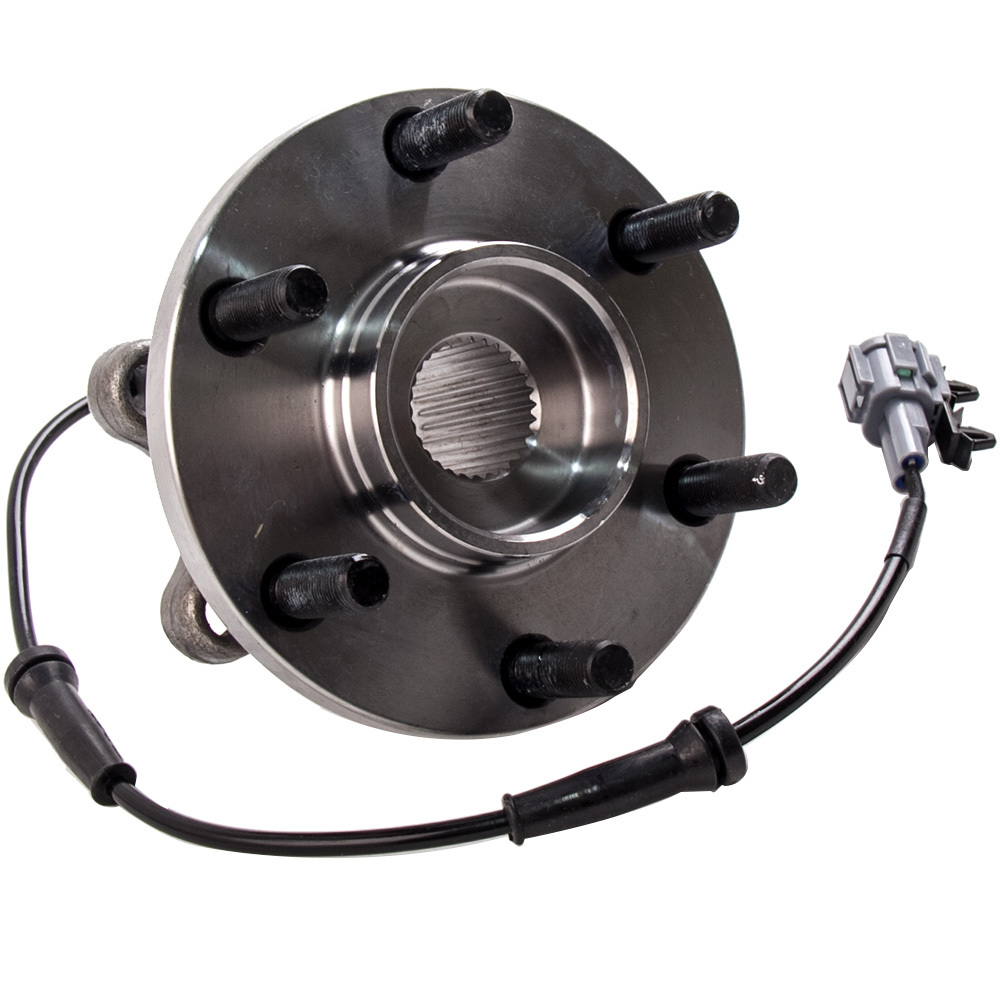 Front Wheel Bearing Hubs compatible for Nissan Navara D40 Abs Yd25 Vq40 4x4 2005 - 2012