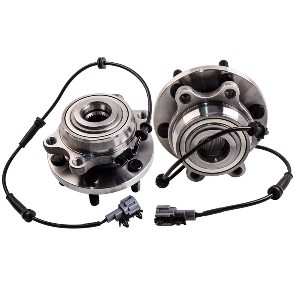FRONT WHEEL BEARING HUBS FOR for Nissan NAVARA D40 ABS YD25 VQ40 4X4 2005-2012