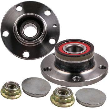 2 Pcs Kit Cuscinetto Ruota Assale Posteriore compatibile per Audi Seat Skoda Vw Fox Polo