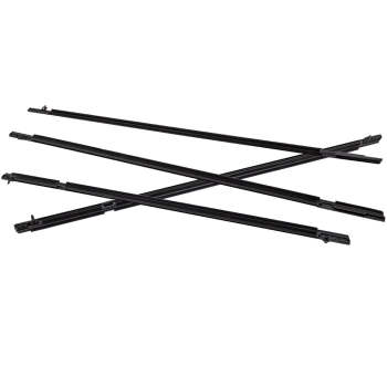 Car Weatherstrip Window Moulding Trim Seal Belt 2006-11 compatible for Honda Civic 4pcs