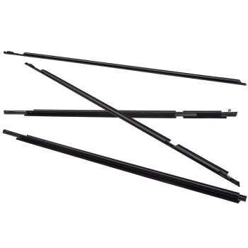 4x Weatherstrip Moulding Trims compatible for Toyota Land Cruiser Prado compatible for Lexus GX470 2003-09