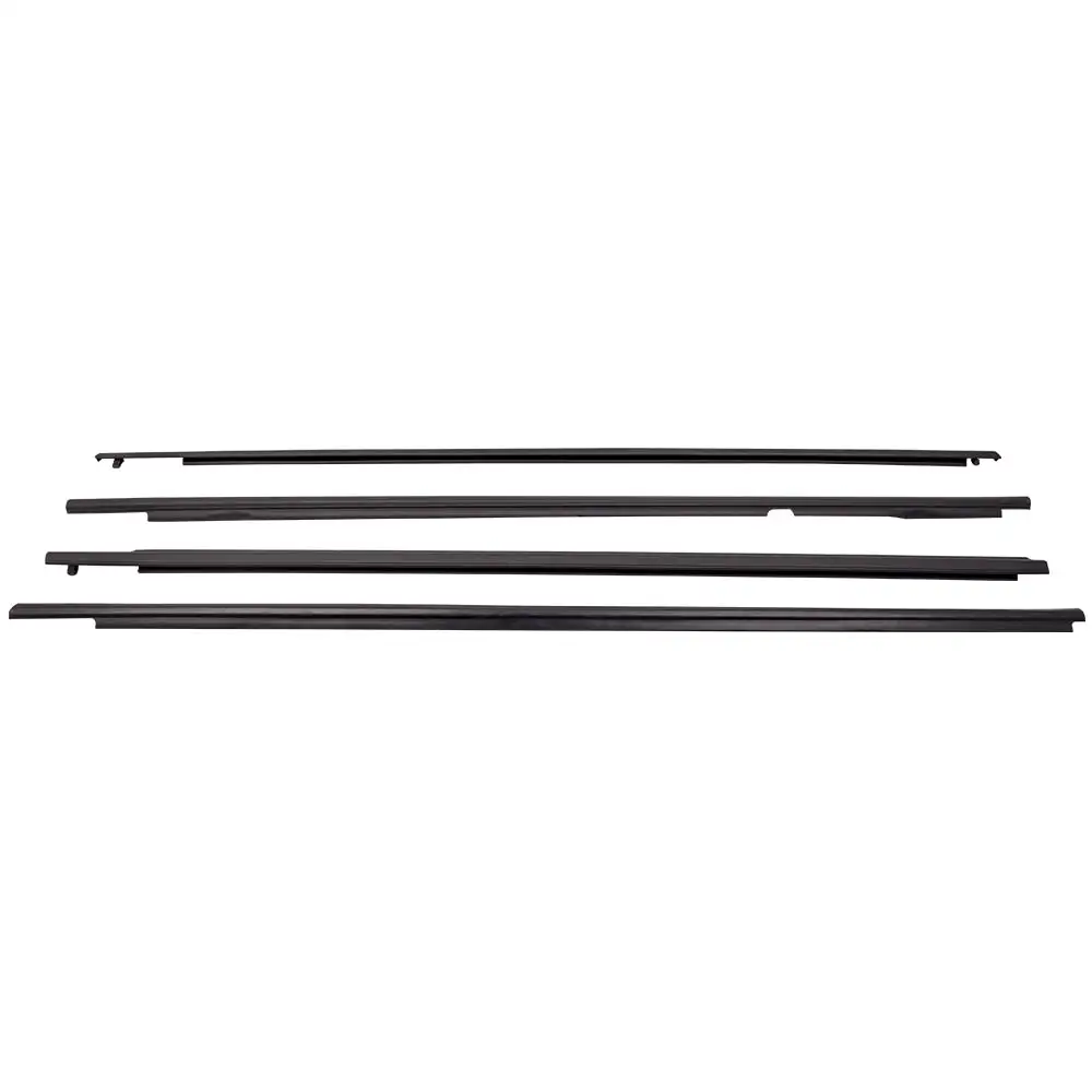 Details about   For Highlander 2008-2013 Window Weatherstrip Molding Sill Belt 4PC Chrome