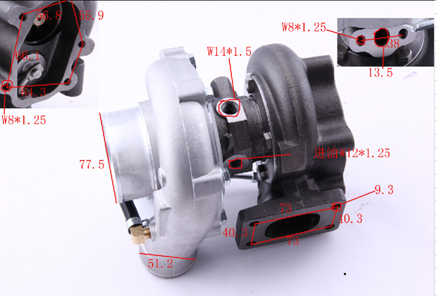 maXpeedingrods GT30 GT3037 GT3076 Turbo T3 Flens 4-bout 500 HPS 0.82 A/R Turbine Water Olie Universele Turbocompressor voor alle 4/6 cyl 2.5L-3.0L motoren maXpeedingrods GT30 GT3037 GT3076 Turbo T3 Flens 4-bout 500 HPS 0.82 A/R Turbine Water Olie Universele Turbocompressor voor alle 4/6 cyl 2.5L-3.0L motoren
