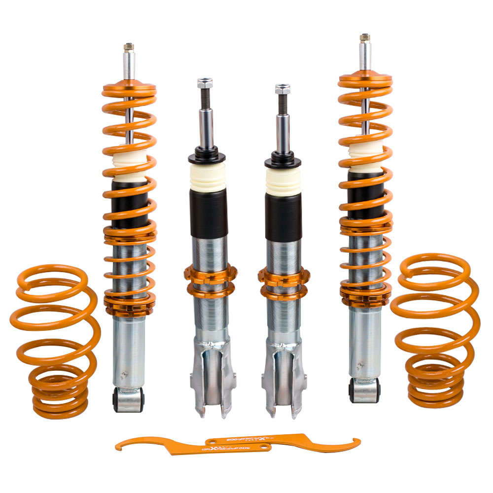 Compatible for VW POLO 6N2 Coilover Suspension Lowering Kit Spring Struts 2000