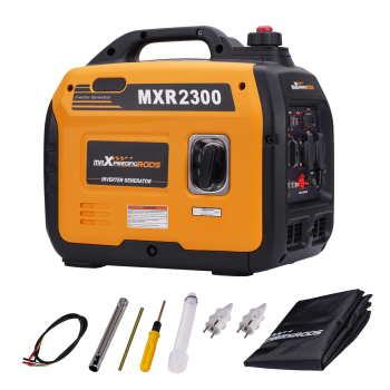 maxpeedingrods Générateur électrique inverter 2300W essence 4 temps avec USB et prises 230 V Super silencieux et léger