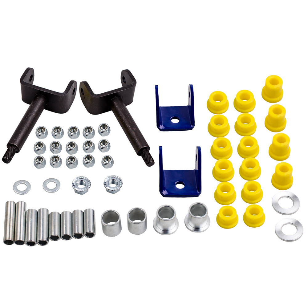 For Club Car compatible for DS Golf Cart Front End Repair Kit for King Pin Bushingand Sleeves 93-Up