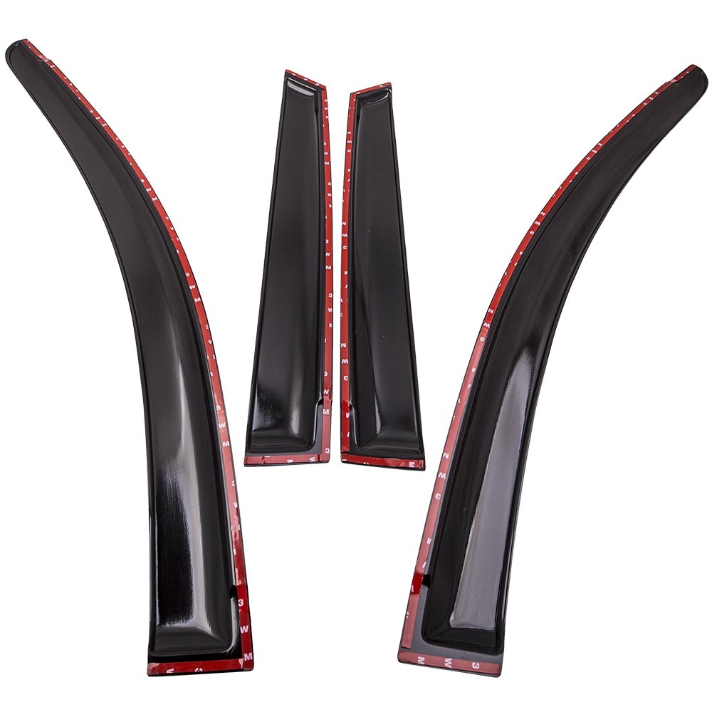 4pc Weathershields Visor compatible for Toyota Hilux REVO 2015-2020 Dual Cab New