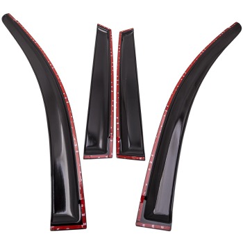 4pc Weathershields Visor compatible for Toyota Hilux REVO 2015-2020 Dual Cab New