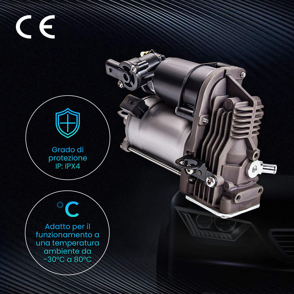 Compatibile per Mercedes Classe S W221 Classe CL C216 2005-2013 NUOVO compressore sospensioni pneumatiche