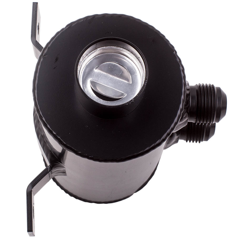 Aluminium Alloy 0.75L Baffled Oil Catch Can Tube Tank -10AN AN10 with Air Filter