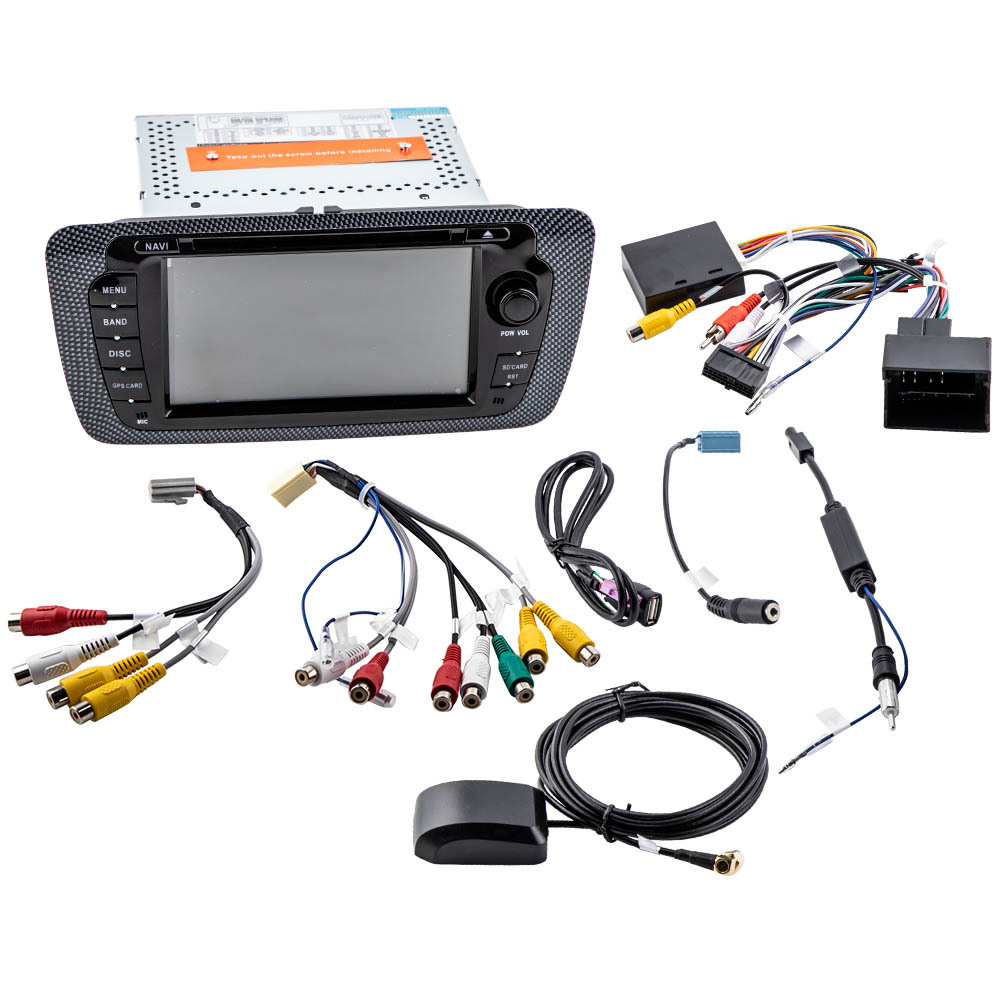 7 inch Car Stereo Radio SWC Sat Nav DAB+ DVD Player compatible for Seat ibiza 2009-2013