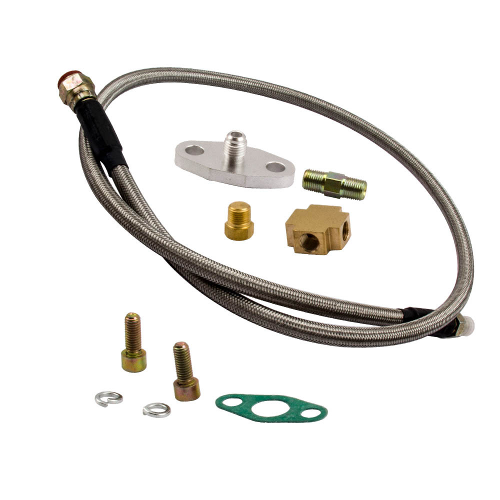 T04E T3 / T4 .63A / R 57 Trim Turbo compatibile per Charger Boost e guarnizioni delle linee di alimentazione dellolio