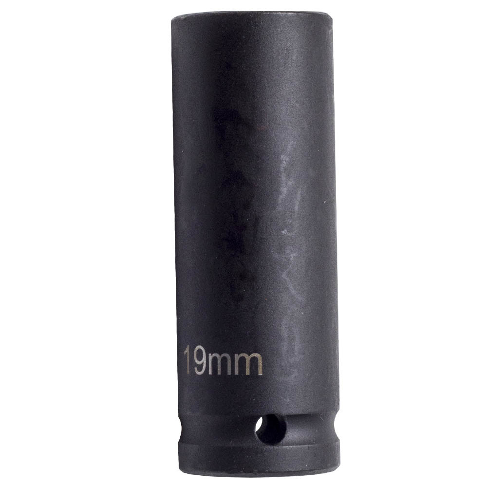 Juego de llaves de vaso de impacto profundo de 1/2 pulgada de 20 piezas, herramienta de tuerca de llave de rueda de largo alcance, 10-19 mm