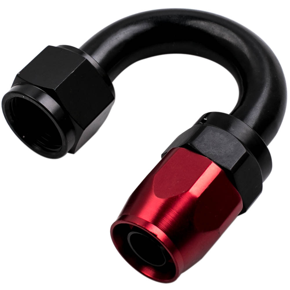 Hose End Adapter et AN10 Stainless Steel Braided Oil Fuel Line 5M 45° 0.80quot;