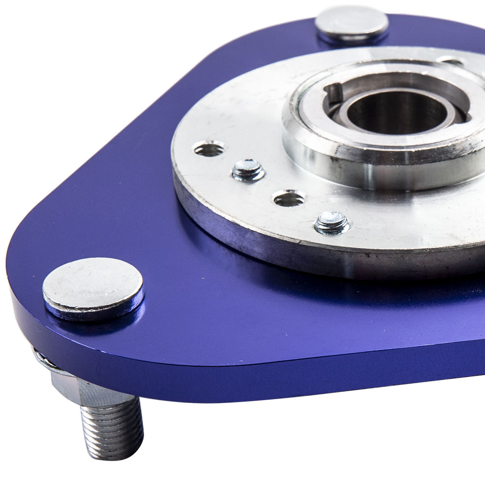 2 Pcs Front Coilover Camber Plates Top Hat compatible for Toyota Celica 2001-2006 Blue