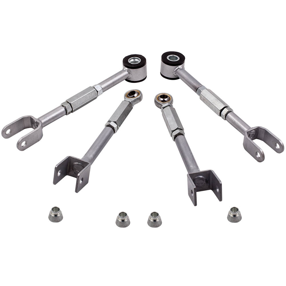 Kit de tracción ajustable de brazo de control/compensación trasera compatible con el compatible para Nissan 350Z Z33 2003-2009