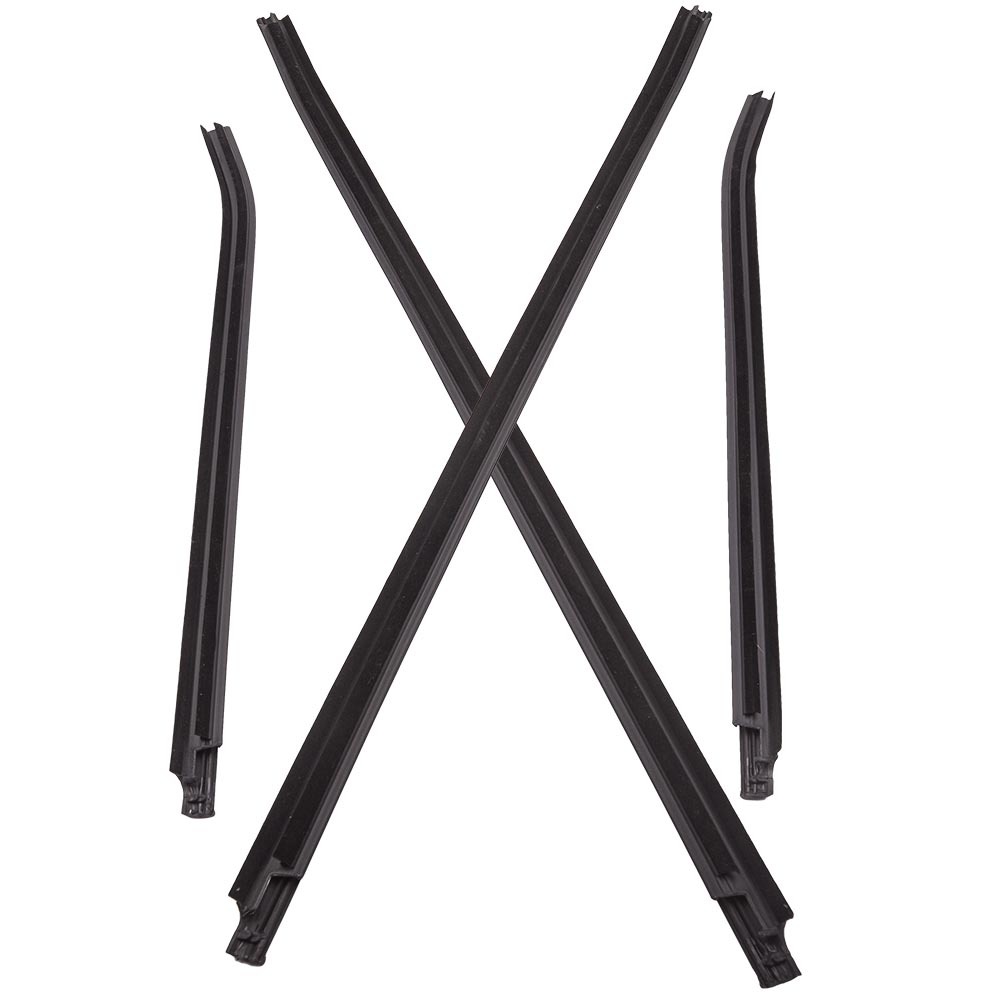 4 Modanatura per finestra di guarnizione Window compatibile per Toyota HILUX SR5 Double Cab 4Doors 05-15