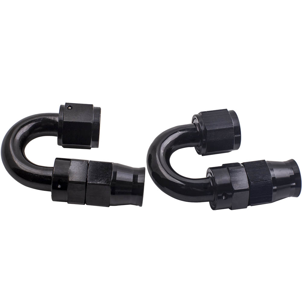 11PCS AN-8 AN8 Acero inoxidable Línea de combustible 20FT Kit de extremo de manguera de montaje