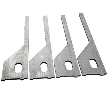 Set of DIY Rear Bumper Brackets Bare Metal Lower compatible for Jeep Cherokee XJ 1986-2001