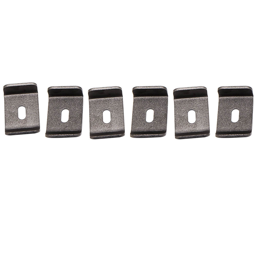 Set of 6pcs Universal 6 inch Roof Rack Gutter Mounts Supports de barres de toit