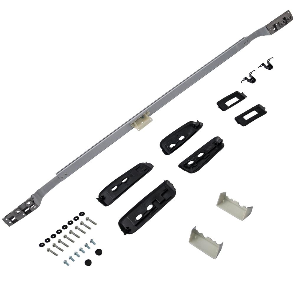 Roof Rack Side Rail Pair 1850mm Silver compatible for Toyota Landcruiser 200 Series