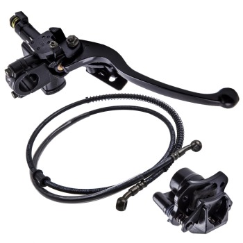 Rear Brake Assembly Master Cylinder Caliper for 50cc 90cc 110cc 125cc ATV 54 in
