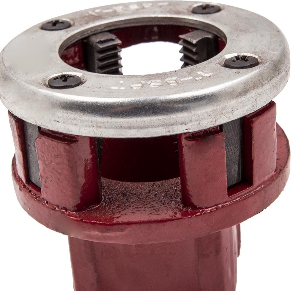 Ensemble doutils de poignée de tête de barre de filetage de filetage de tuyau à cliquet 1/4 3/4 nouveau