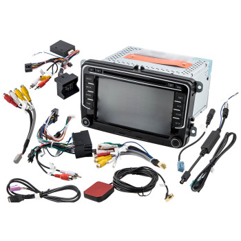 2Din Android DAB Autoradio GPS Navi compatibile per VW Golf 5 6 Passat Touran Caddy EOS CD
