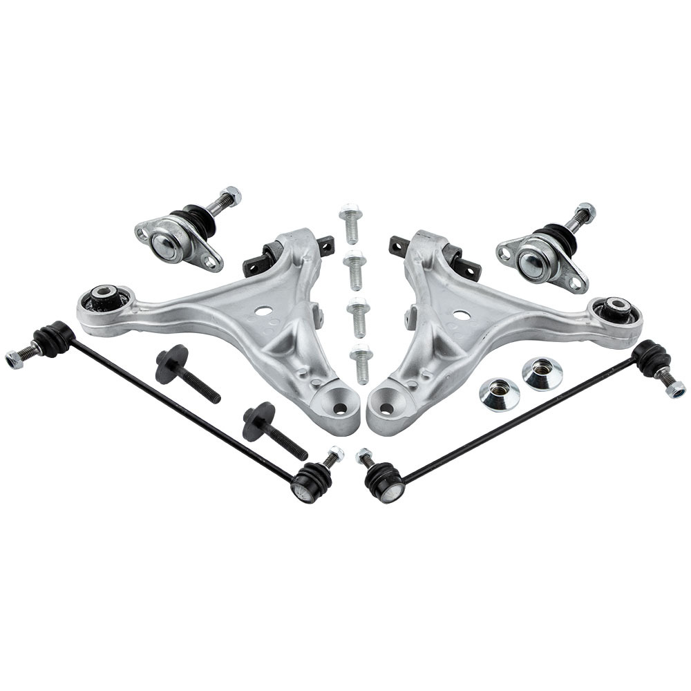 Front Suspension Wishbone Control Arms Kit compatible for Volvo S60 S80 V70 8649543 864954 suspension arms