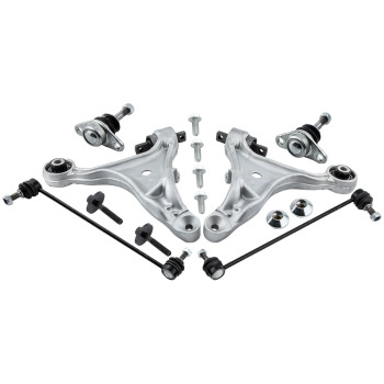 Front Suspension Wishbone Control Arms Kit compatible for Volvo S60 S80 V70 8649543 864954 suspension arms