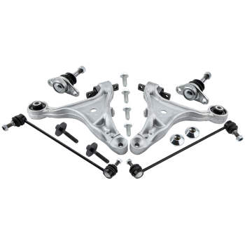 Front Suspension Wishbone Control Arms Kit compatible for Volvo S60 S80 V70 8649543 864954 suspension arms