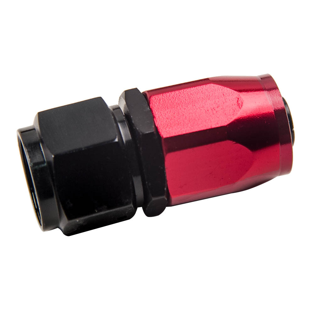 Línea de manguera de combustible de aceite trenzada de acero inoxidable AN8 5M y kit de extremo de conexión giratoria