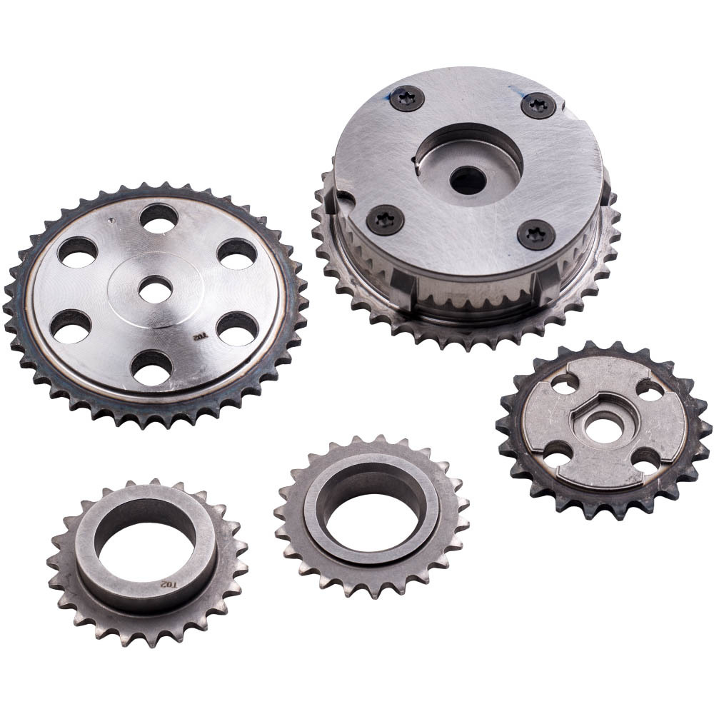 Juego de cadena de distribución compatible para MAZDA 3 6 CX-7 2.3L TURBO 2007-2013 w / VVT Acuator Cam Gear