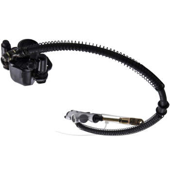 ATV Quad Rear Disc Brake Assembly Master Cylinder Caliper for 50-125cc ATV