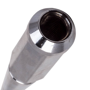 24pcs Sliver 14x1.5 Spike Nuts 4.4 High compatible pour Chevy compatible pour Ford 6 Lug Véhicules