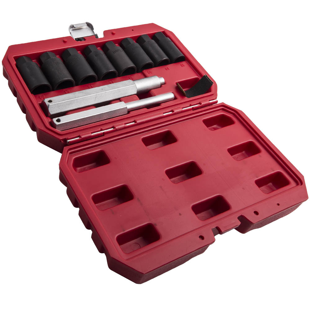 10xWheel Locking Nut Removal Tool Set Universal