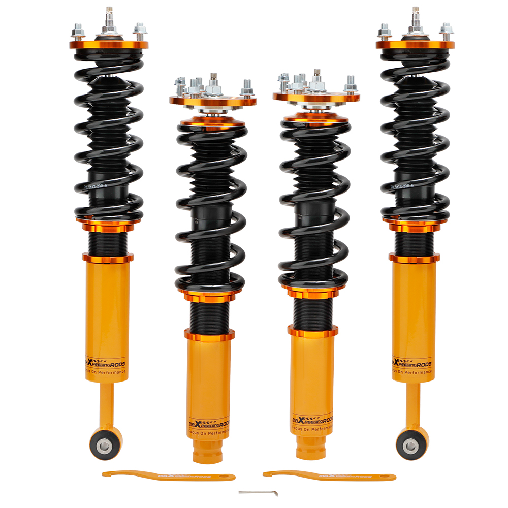 4PCS Full Coilovers Struts For 03-07 Accord 04-08 Acura TSX Adjustable Height
