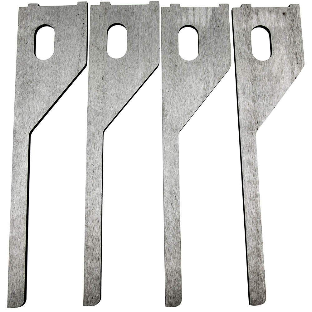 Set of DIY Rear Bumper Brackets Bare Metal Lower compatible for Jeep Cherokee XJ 1986-2001