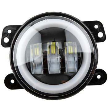 Front LED Lighting Kit Headlights + Fog Lights compatible for Jeep Wrangler JK 2007-2018