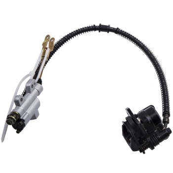 ATV Quad Rear Disc Brake Assembly Master Cylinder Caliper for 50-125cc ATV