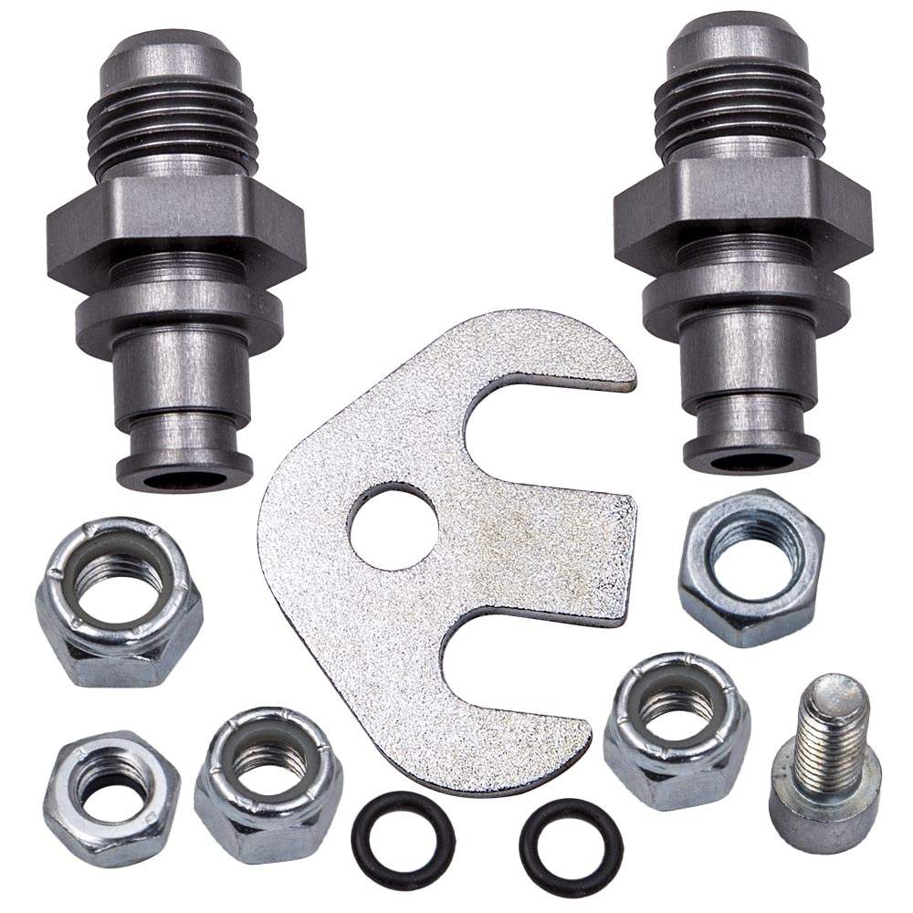 Buy Power Steering Rack 6 AN Line Conversion Fittings compatible for ...