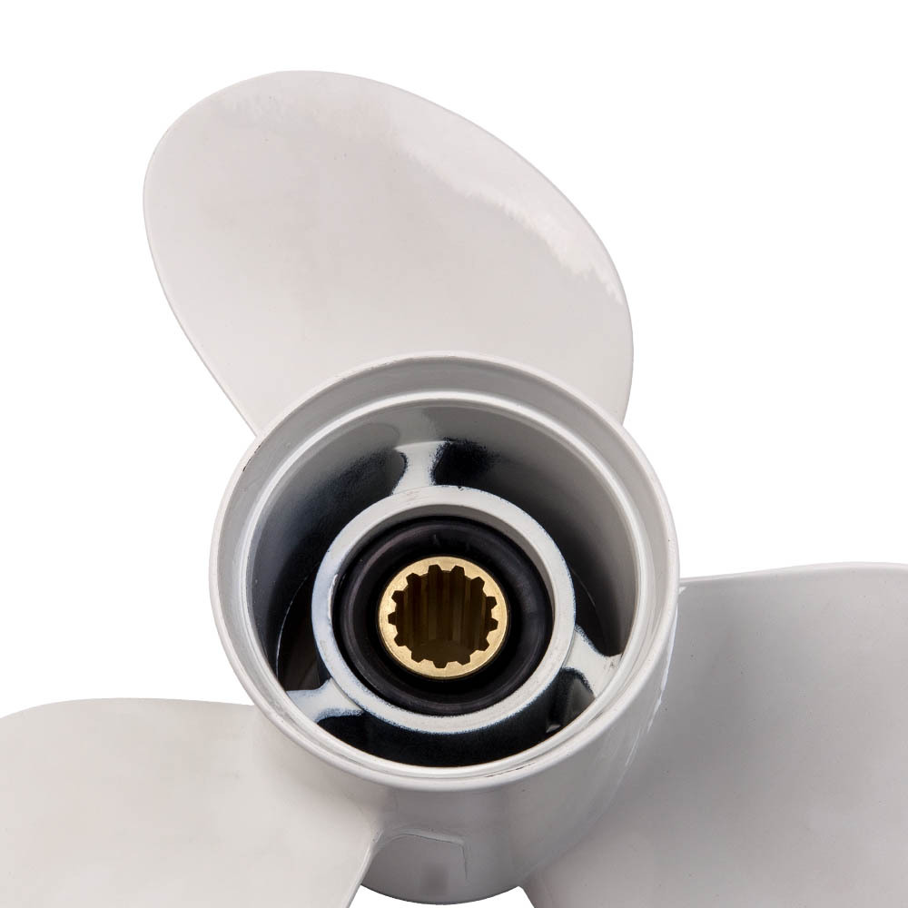 Propulsor compatible para Yamaha 40HP-50HP-60HP fuerabordas 3 cuchillas 11 5 / 8x11G Nuevo