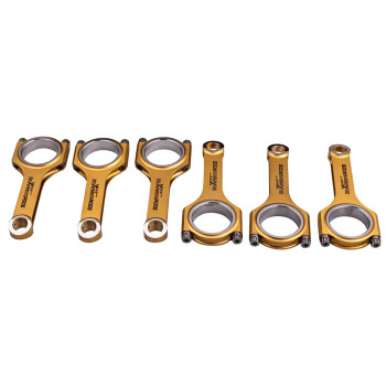 6x Bielle Conrods Titanizing Connecting Rods compatibile per BMW N54B30 3.0 TURBO E88 E90