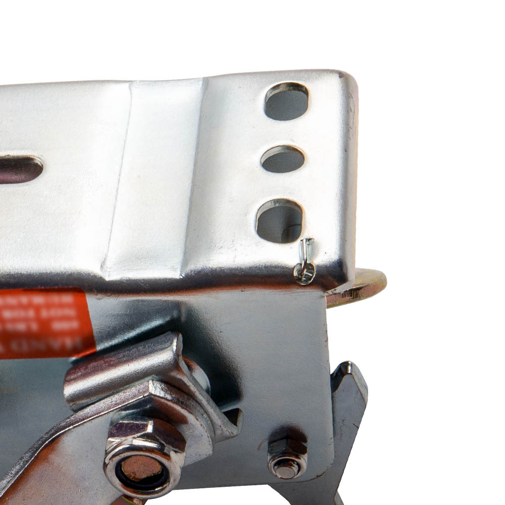 600lbs Hand Winch Hand Crank Strap Gear Winch ATV Boat Trailer Heavy Duty Black