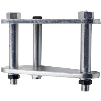 2 Pcs Extended Shackles compatible para Toyota Landcruiser 73 75 40 60 Series Front or Rear